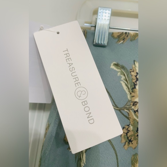 Maxi Skirt by Treasure & Bond Floral Blue and Cream - Picture 9 of 11